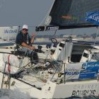 Solitaire du Figaro. Duthil a tout renversé sur son passage.